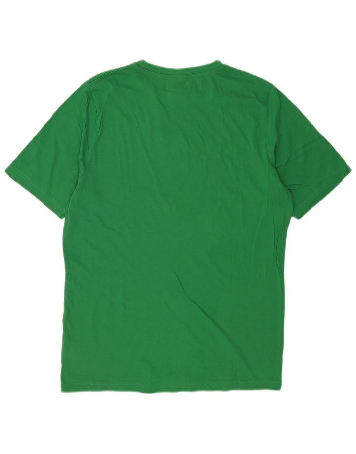 Ανδρικό γραφικό T-Shirt Kappa Top Μεσαίο πράσινο βαμβακερό
