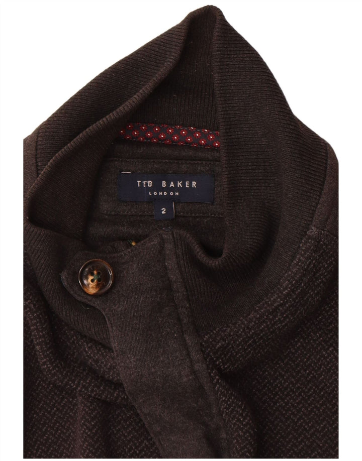 Ανδρικό πουλόβερ ζακέτα Ted Baker Size 2 Small Grey