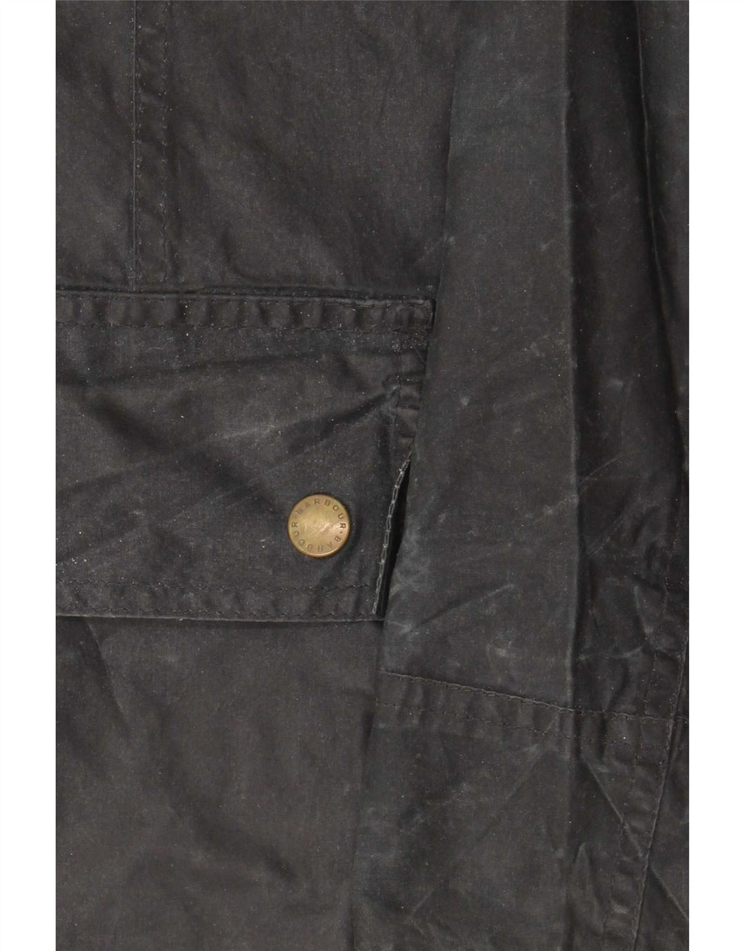 Barbour Γυναικείο κερωμένο βαμβακερό μπουφάν UK 10 Small Black