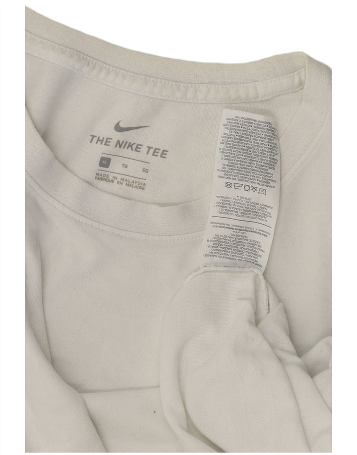 Ανδρικό T-Shirt Nike XL Λευκό βαμβακερό