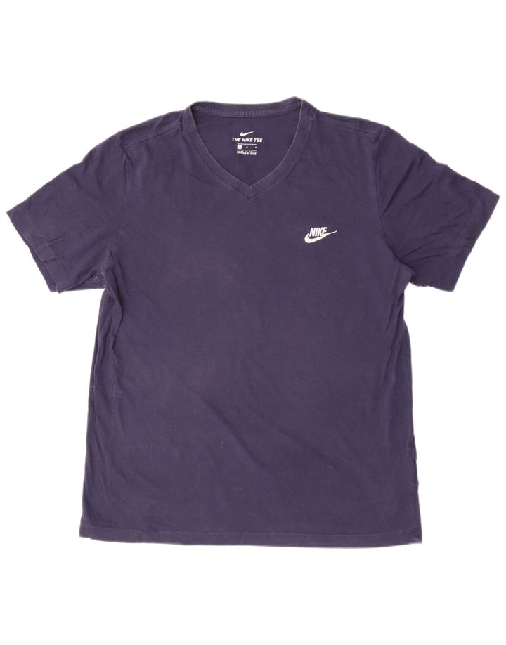 Ανδρικό μπλουζάκι Nike, τοπ μεγάλο, μπλε ναυτικό, βαμβακερό