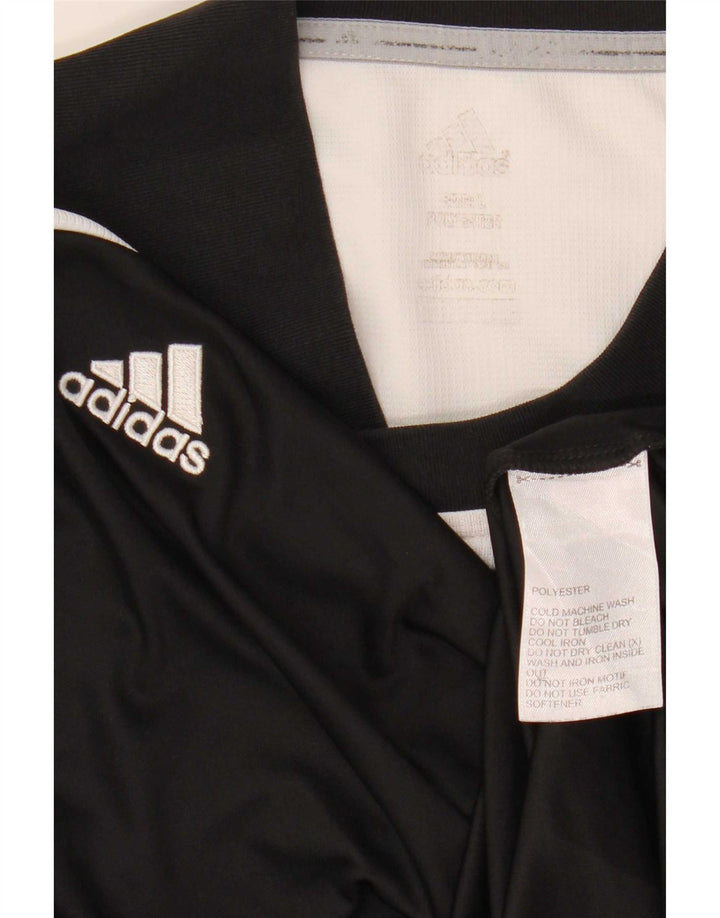 Ανδρικό T-Shirt Adidas Top Large Black Colourblock Πολυεστέρας