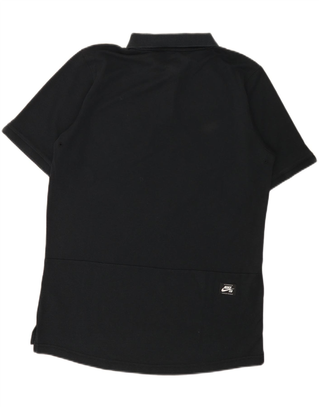 Ανδρικό μπλουζάκι πόλο Nike Dri Fit, μεσαίο μαύρο βαμβακερό