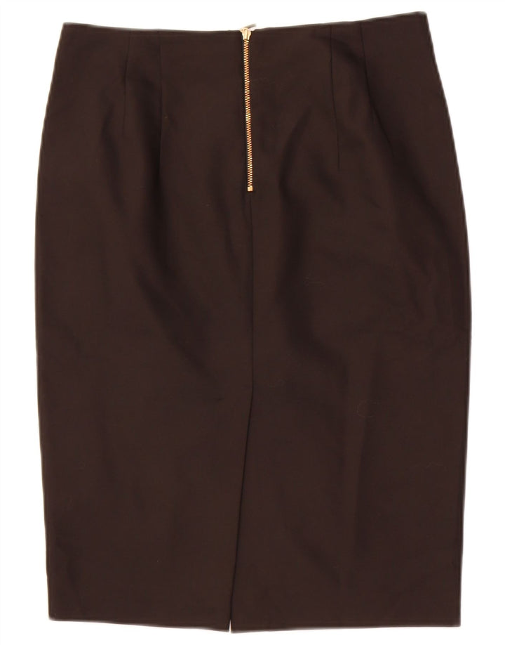 Zara Γυναικεία Pencil Φούστα Medium W28 Μαύρο Πολυεστέρας