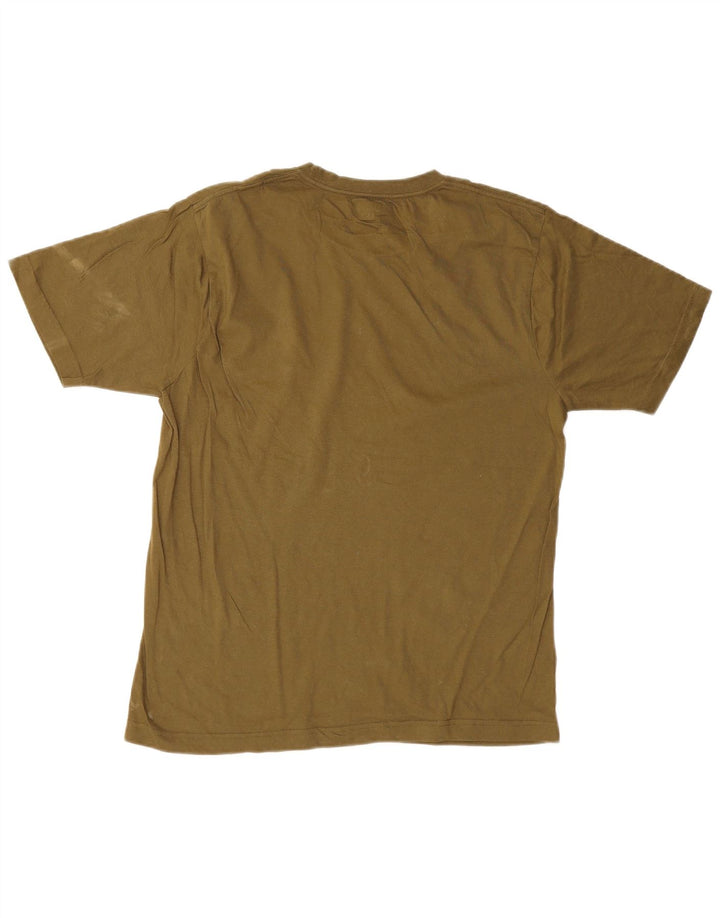 Ανδρικό T-Shirt Dkny Top Large Khaki Cotton