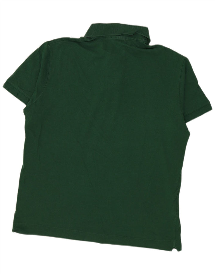 Ανδρικό μπλουζάκι πόλο Lacoste, Μέγεθος 4, Μεσαίο πράσινο βαμβακερό