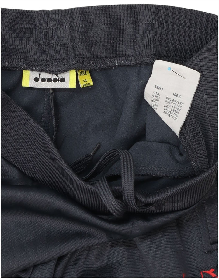 Παντελόνι αθλητικής φόρμας Diadora Boys 13-14 ετών 2XL Navy Blue Polyester