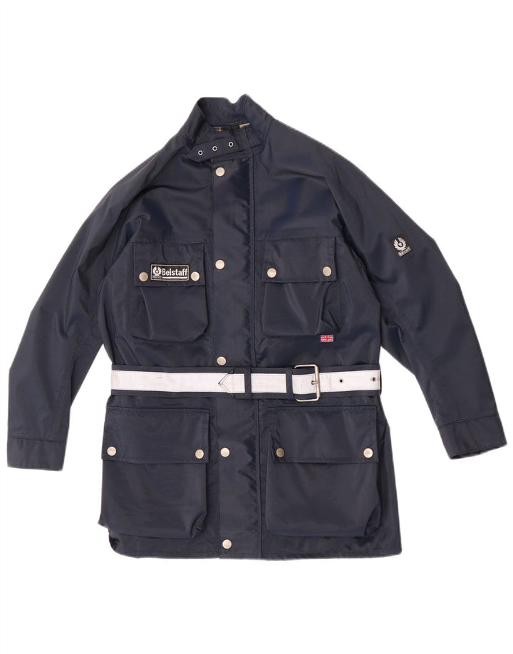 Μπουφάν Belstaff Boys Motorstyle Racer 9-10 Years Navy Blue Nylon