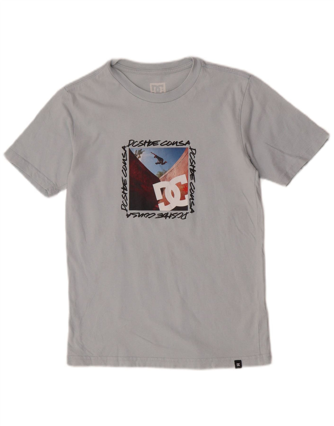 Μπλουζάκι DC Boys Graphic T-shirt 13-14 ετών μεγάλο γκρι βαμβακερό