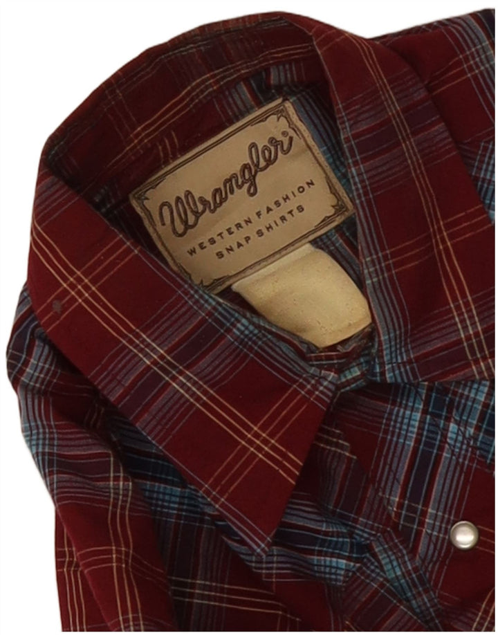 Ανδρικό πουκάμισο μεσαίου μπορντό Wrangler