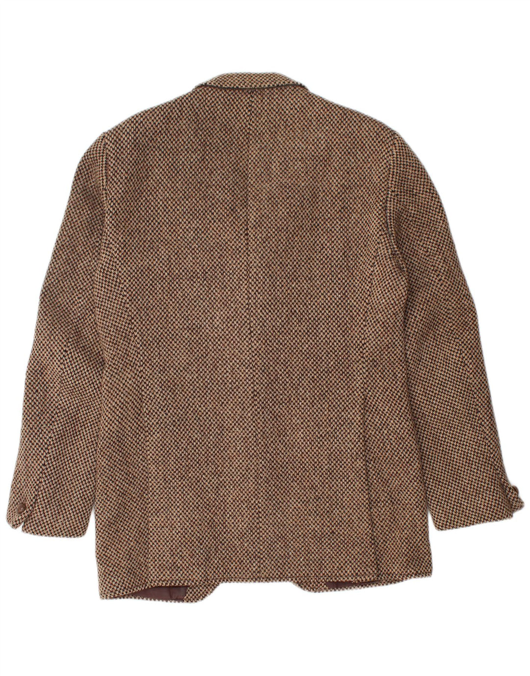 Ανδρικό σακάκι HARRIS TWEED 3 κουμπιών blazer UK 38 μεσαίο καφέ νέο μαλλί