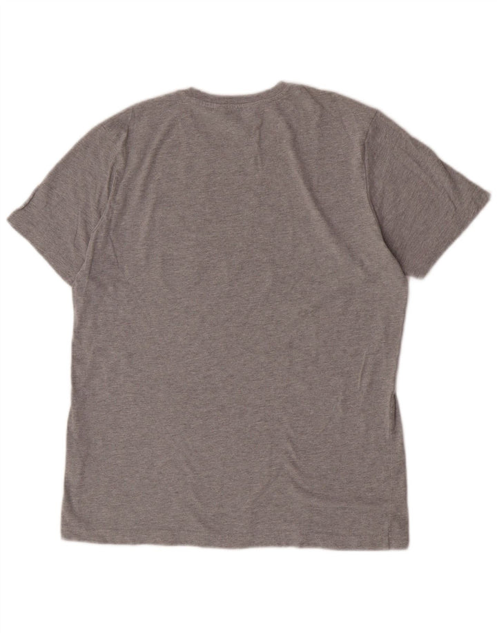 Ανδρικό T-Shirt Crew Clothing Top Μεσαίο γκρι βαμβακερό