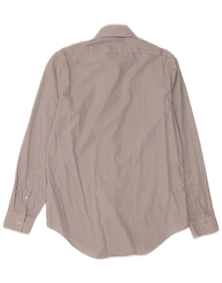 Ανδρικό πουκάμισο Calvin Klein Slim Fit Size 15 1/2 Medium Grey ριγέ