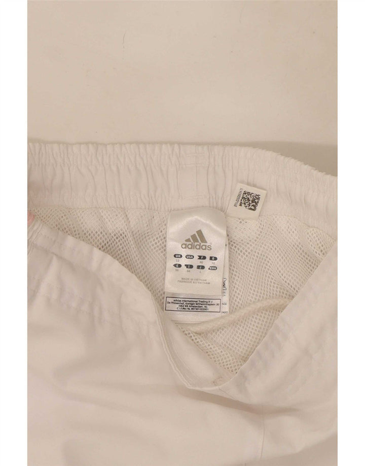 Adidas Γυναικεία φόρμα φόρμας Capri UK 12 Medium White Polyester