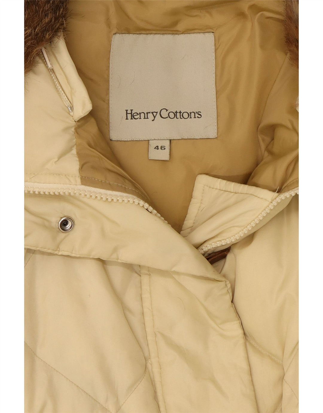 Henry Cottons Γυναικείο παλτό με επένδυση IT 46 Large Beige