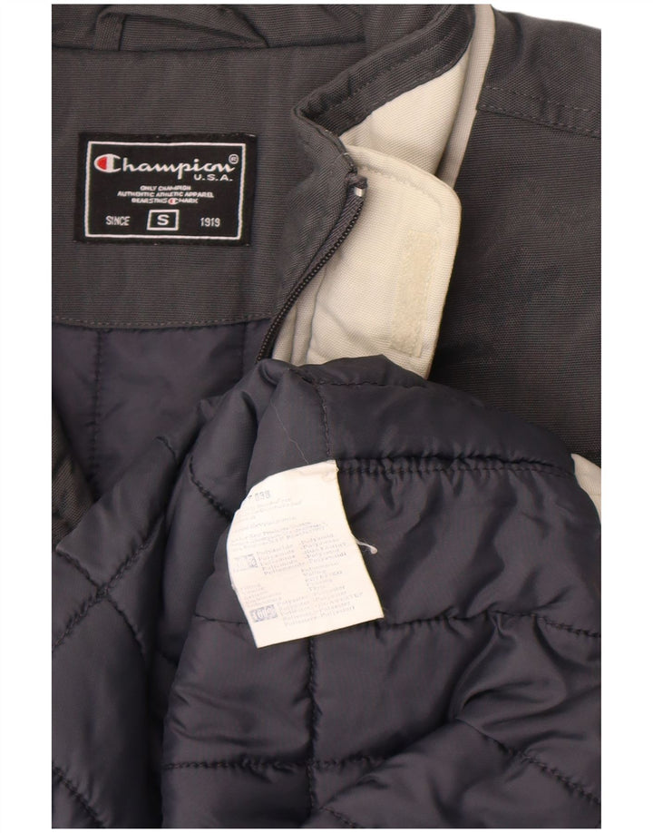 Champion Ανδρικά padded Gilet UK 36 Small Grey Colourblock Polyamide