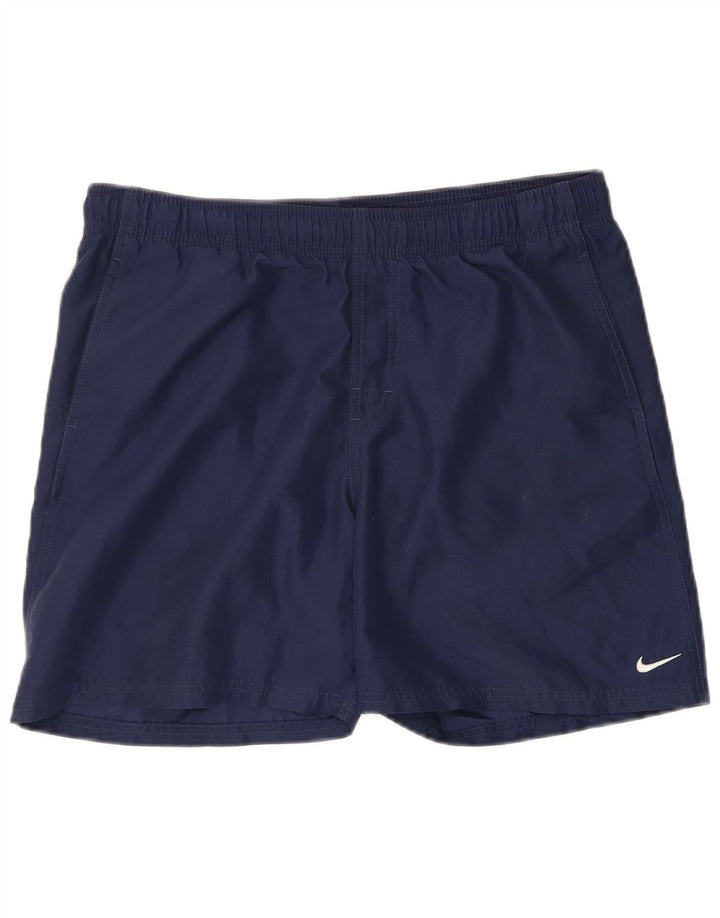 Ανδρικό γραφικό σορτς κολύμβησης Nike Μικρό Navy Blue Polyester