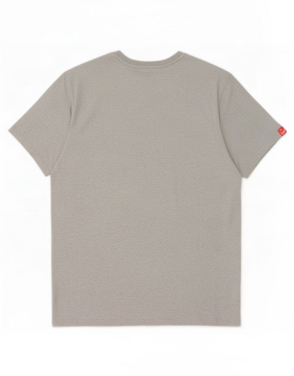 Superdry Ανδρικό T-Shirt Top 4XL Γκρι βαμβακερό