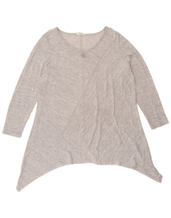 Marks & Spencer Γυναικείο τουνίκ φόρεμα αυτόγραφο UK 22 3XL με γκρι φλύκταινες