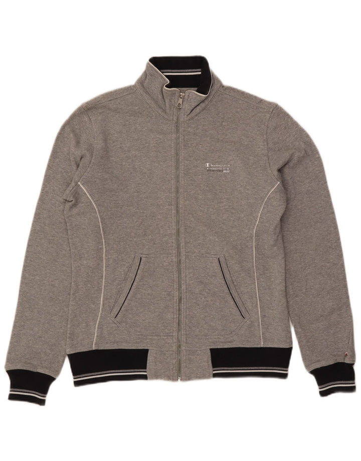 Champion Womens Heritage Fit Top Jacket UK 16 Large Grey