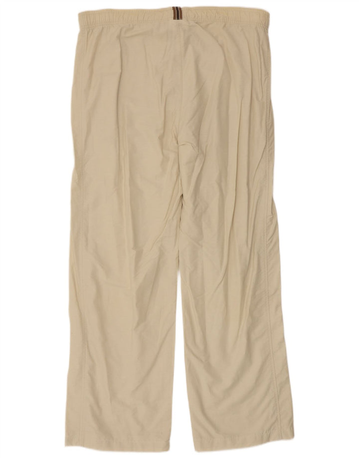 CHAMPION Ανδρικό ίσιο casual παντελόνι μεγάλο W36 L29 από λευκό βαμβακερό