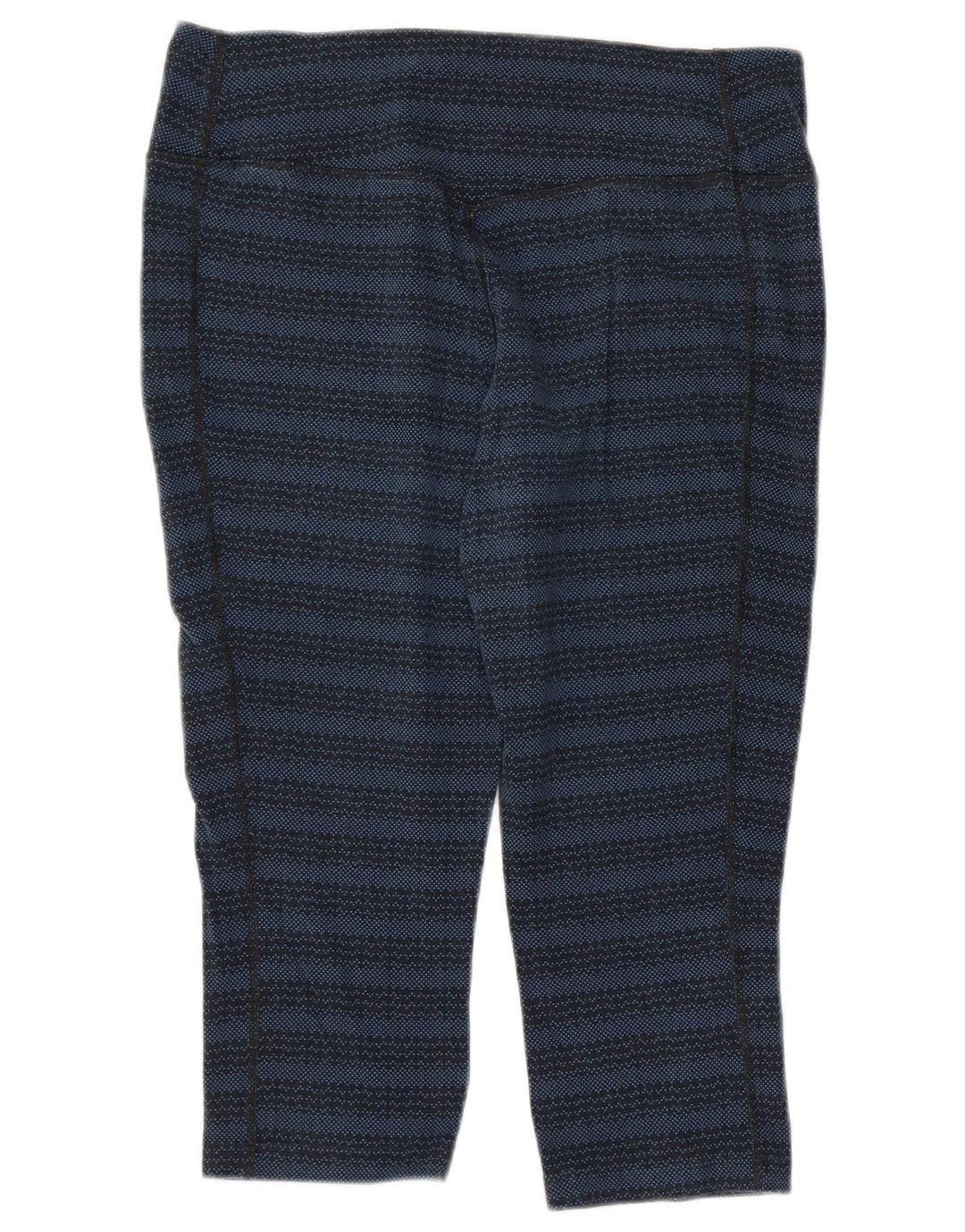 Γυναικεία κολάν NIKE Dri Fit Capri UK 14 Large Navy Blue ριγέ βαμβακερά