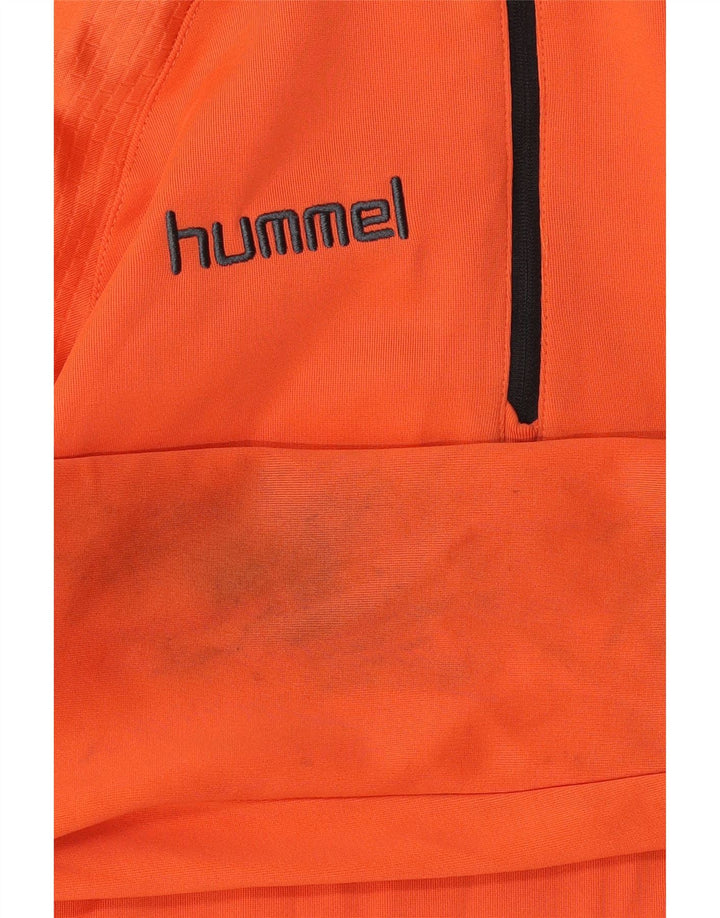 Hummel Boys Graphic Pullover αθλητική φόρμα 15-16 ετών πορτοκαλί χρώματος