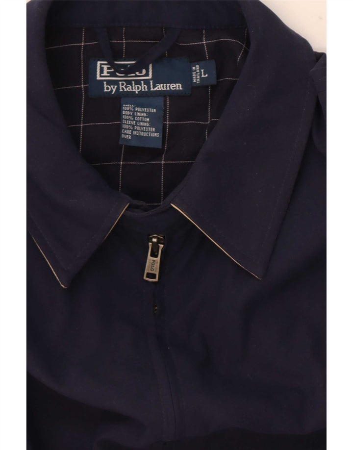 Polo Ralph Lauren Ανδρικό μπουφάν UK 40 Large Navy Blue Polyester