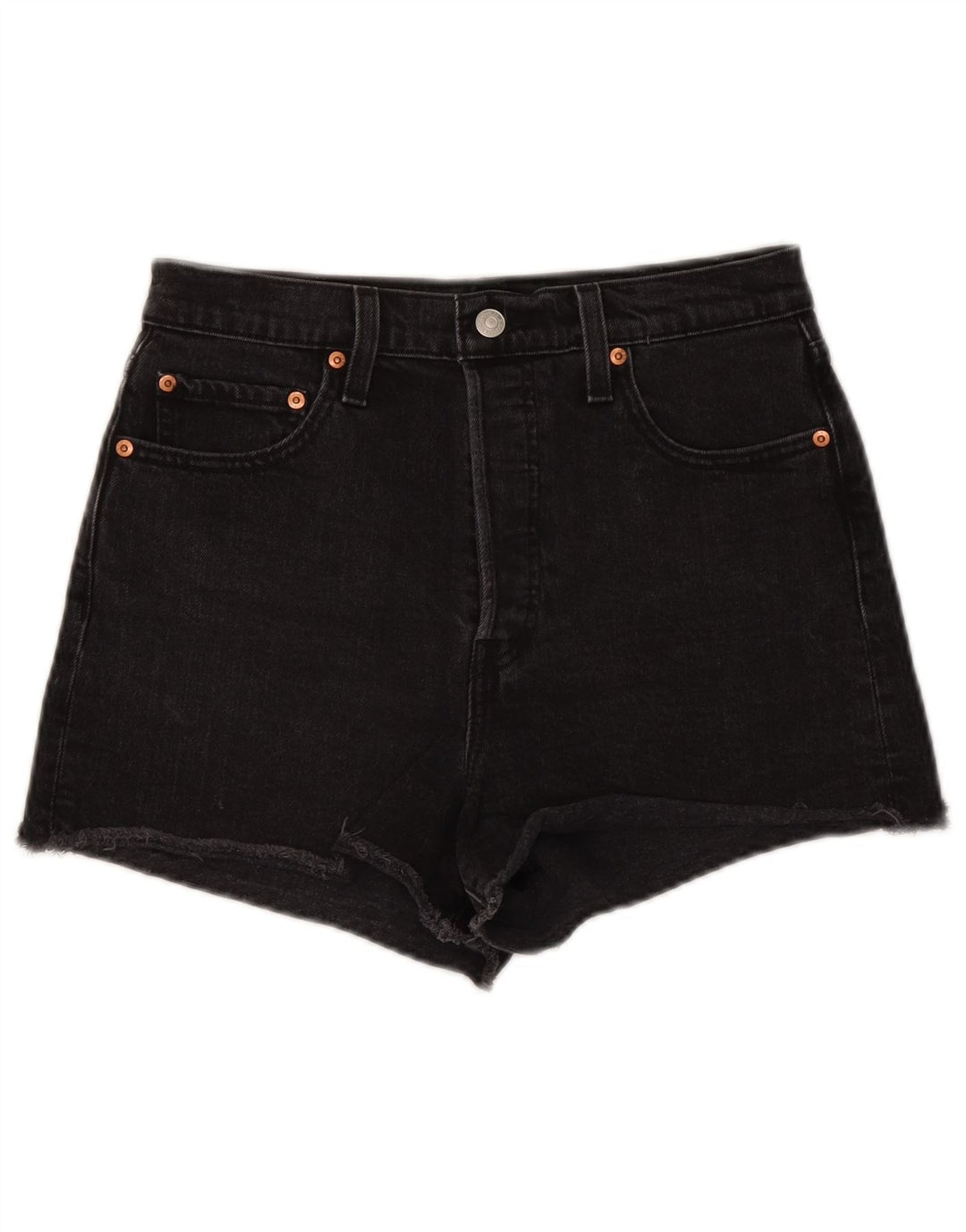 Γυναικείο τζιν σορτς Levi's W29 μεσαίο μαύρο βαμβακερό