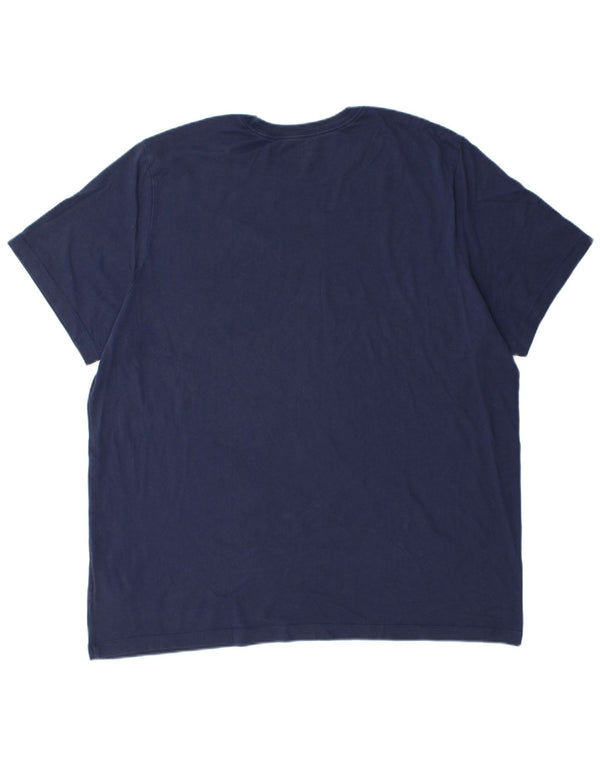Ανδρικό γραφικό μπλουζάκι Nike τοπ 2XL Navy Blue από βαμβάκι