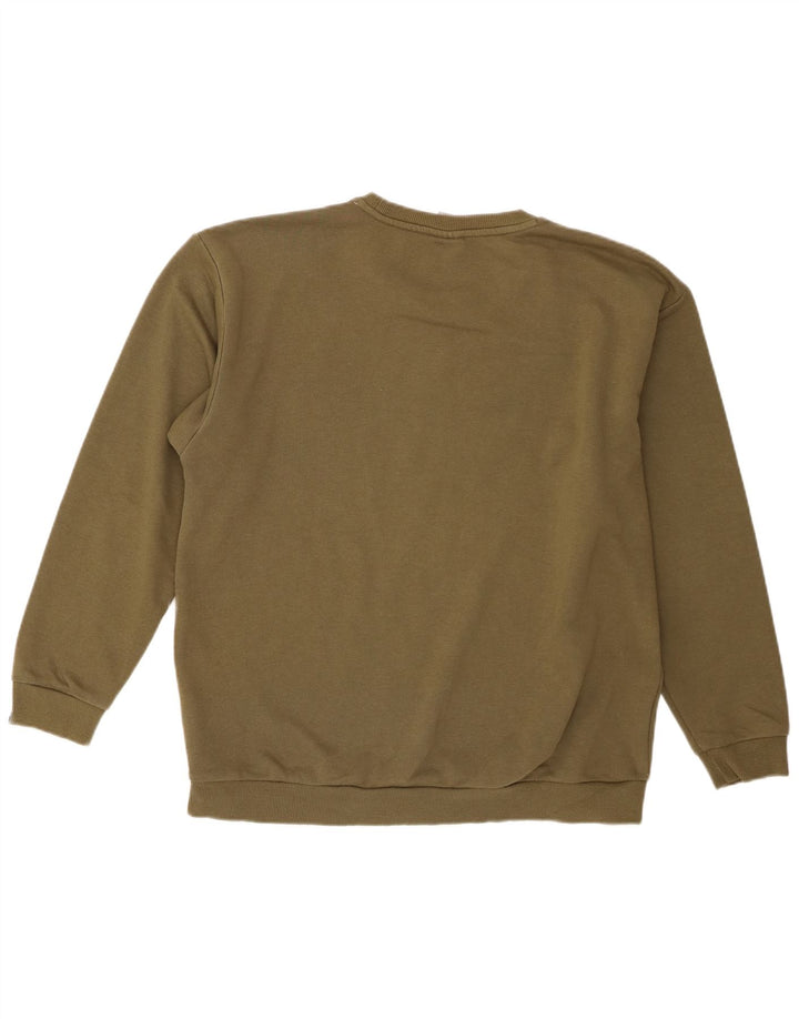 Γυναικεία γραφική φούτερ Puma Jumper UK 16 Large Khaki