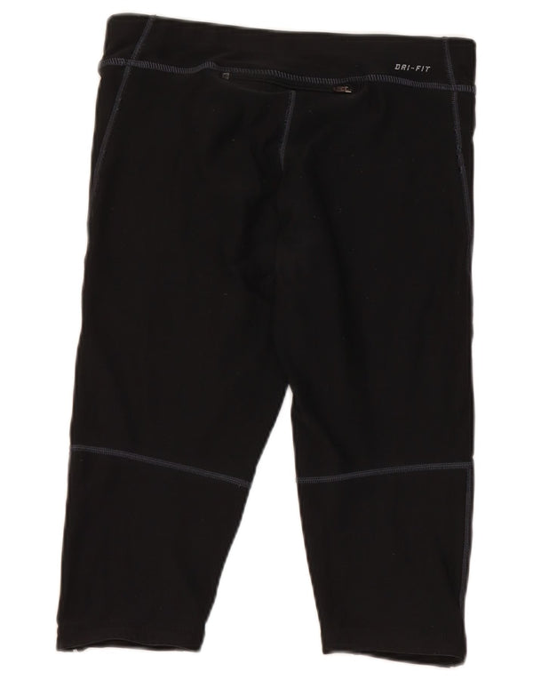 Γυναικεία κολάν Nike Dri Fit Capri UK 10 Small Black Polyester