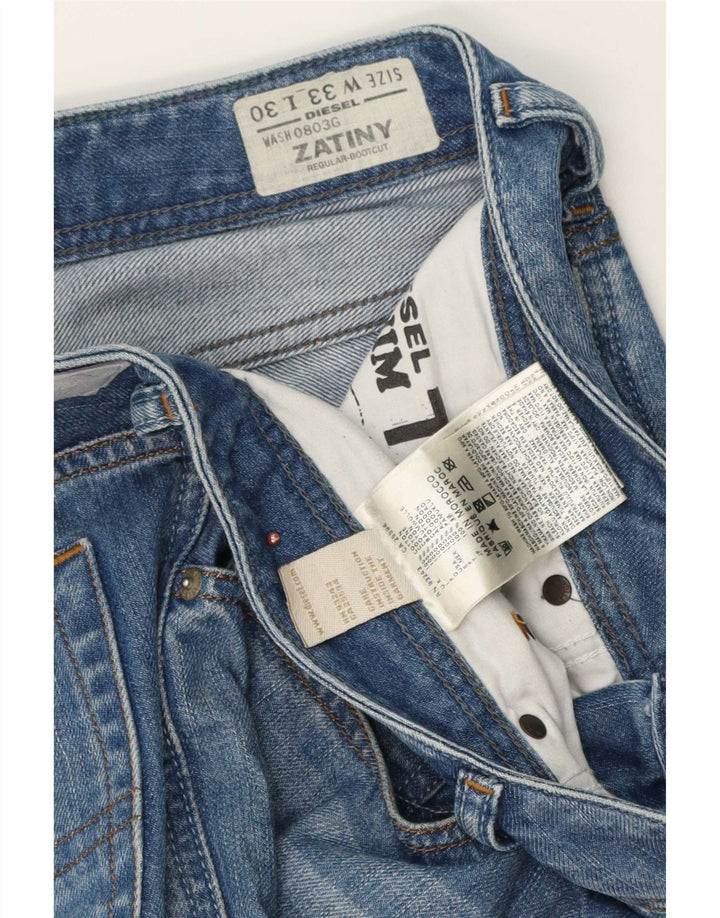 Ανδρικά τζιν Diesel Zatiny Regular Fit Bootcut W33 L30 Μπλε βαμβακερό