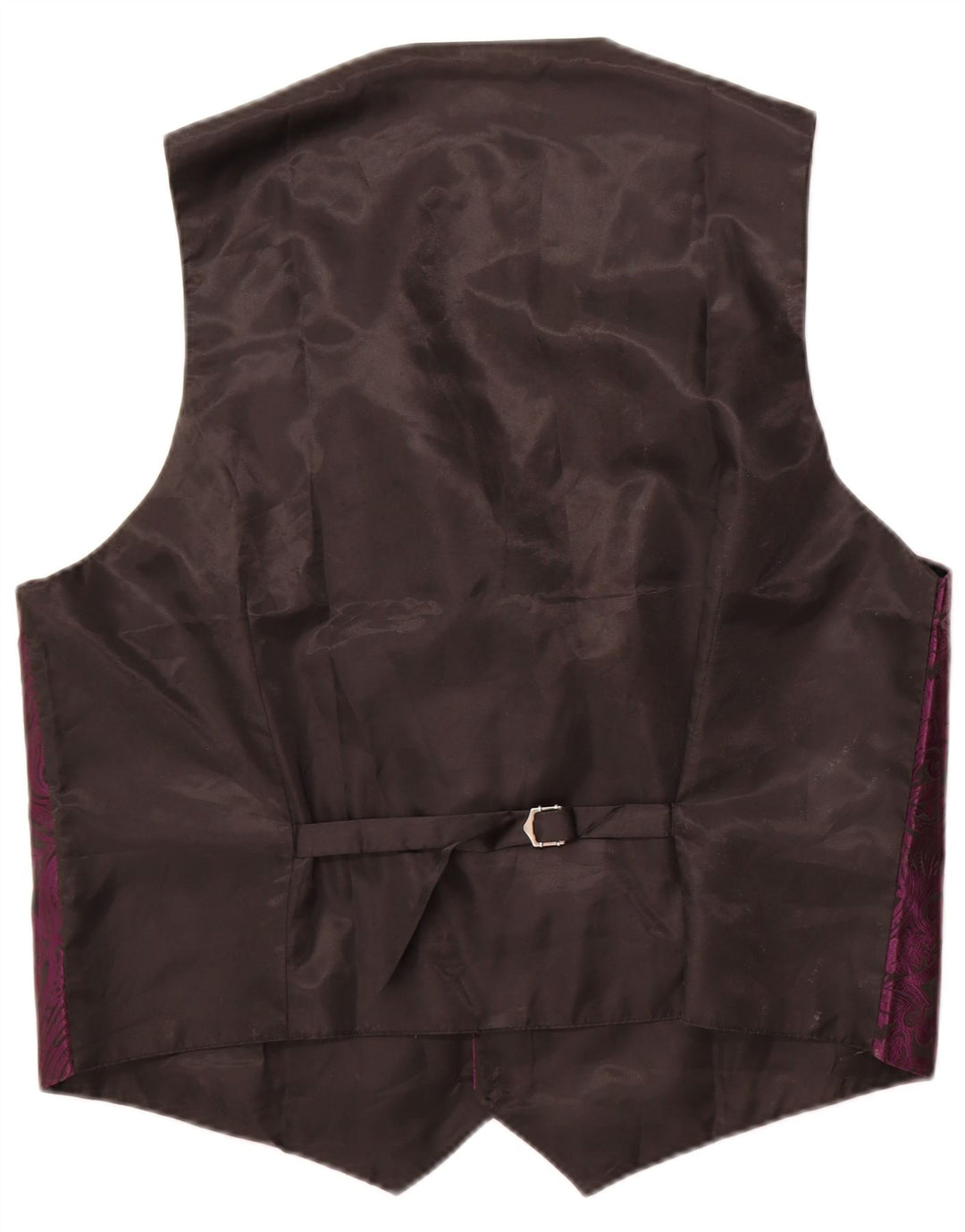 Vintage ανδρικό γιλέκο 2XL Purple Paisley Polyester