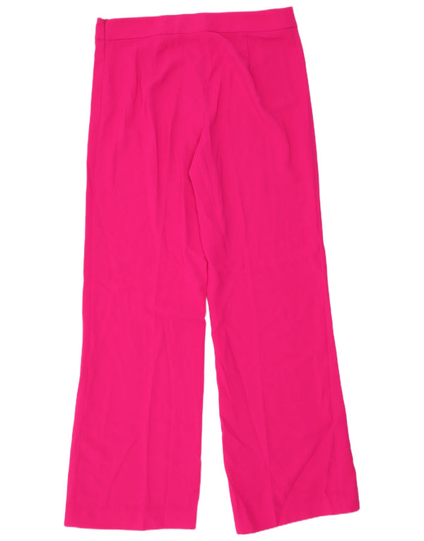 Zara Γυναικείο Ψηλόμεσο Φαρδύ παντελόνι Casual XL W32 L34 Ροζ