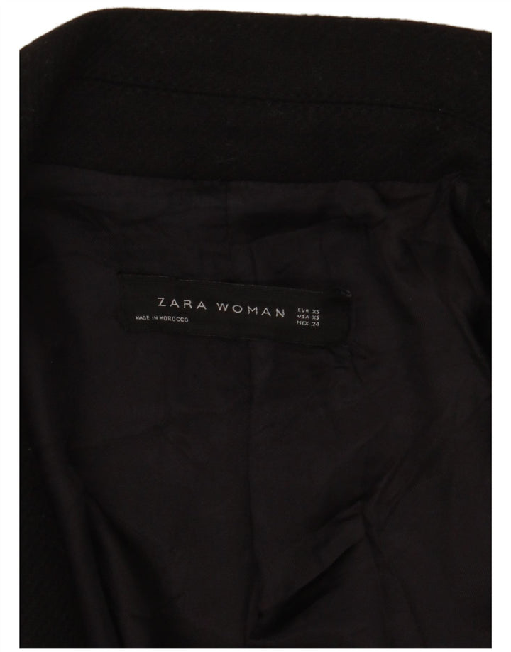 Zara Γυναικείο Παλτό UK 6 XS Μαύρο