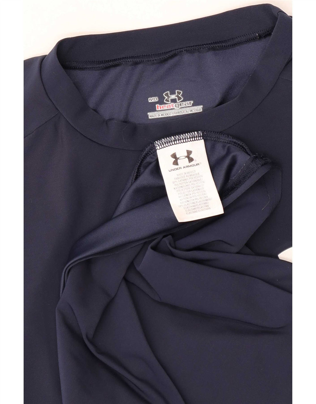 Ανδρικό μπλουζάκι Under Armour Heat Gear Top Medium Navy Blue Polyester