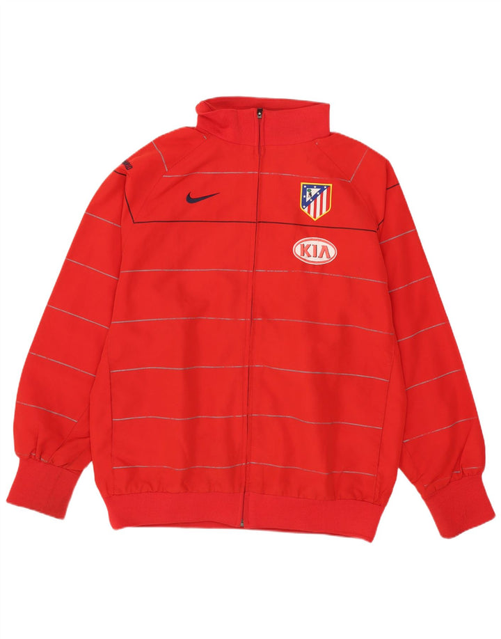 Μπουφάν Nike Boys Graphic αθλητική φόρμα 13-14 ετών XL κόκκινο ριγέ πολυεστέρα