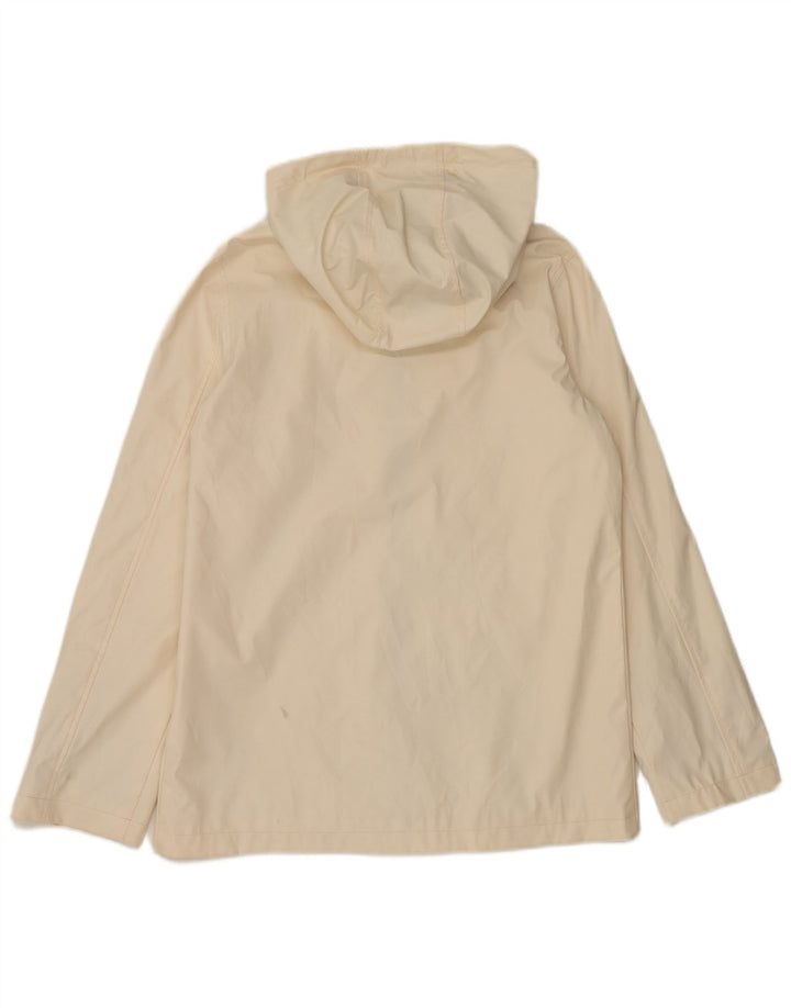 Topshop Γυναικείο μπουφάν βροχής με κουκούλα UK 10 Small Off White