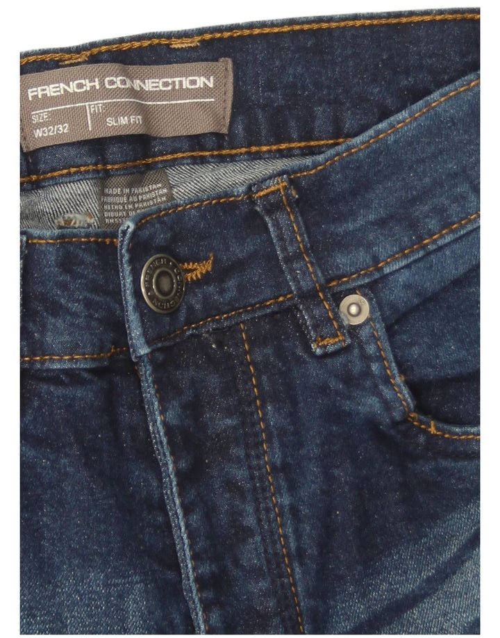 French Connection Ανδρικό Slim Jeans W32 L32 Μπλε βαμβακερό
