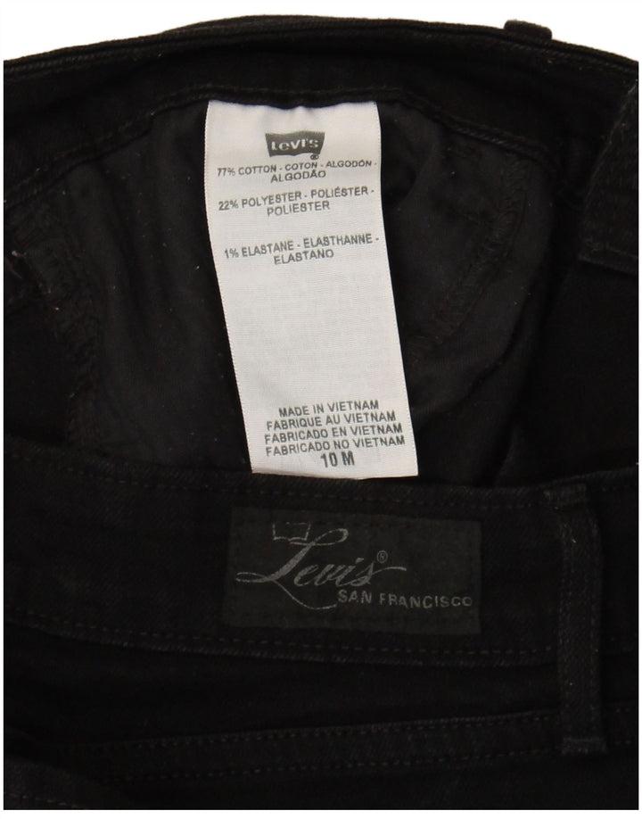 Γυναικείο τζιν Levi's Bootcut US 10 Large W32 L31 μαύρο βαμβακερό