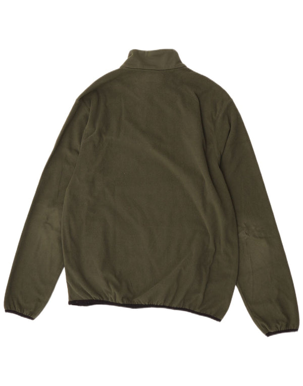Kappa γυναικείο φερμουάρ Fleece Jumper XL Khaki Polyester