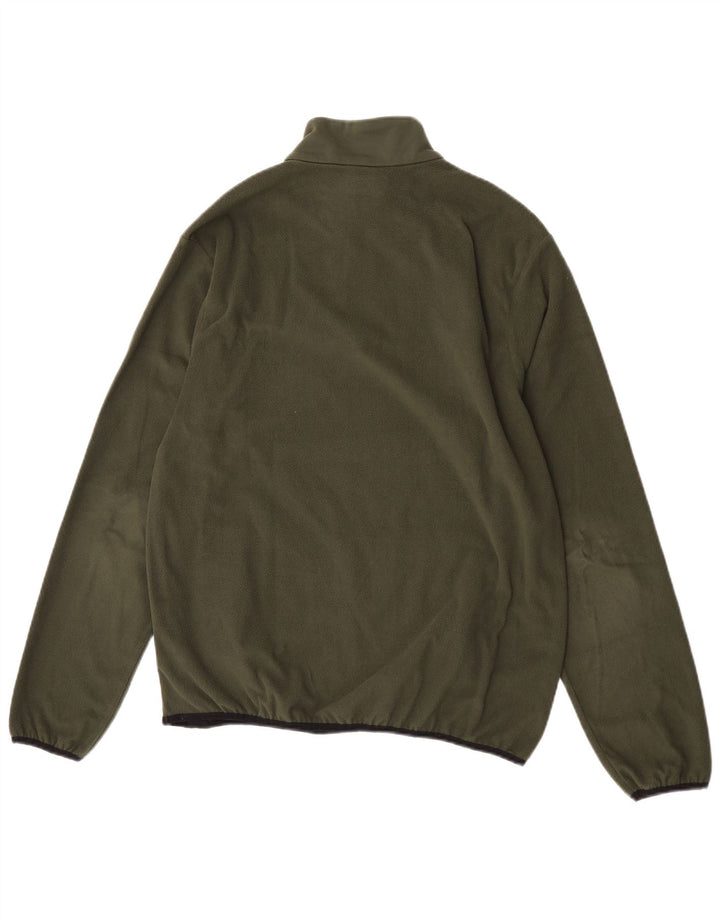 Kappa γυναικείο φερμουάρ Fleece Jumper XL Khaki Polyester