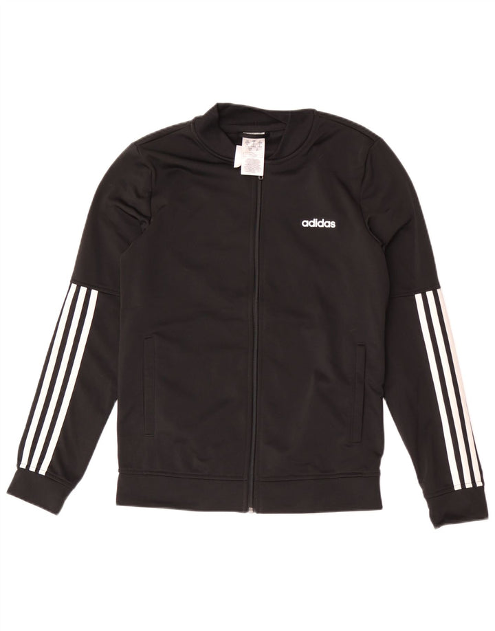 Γυναικεία αθλητική φόρμα Adidas Top Jacket UK 8/10 Small Black Polyester