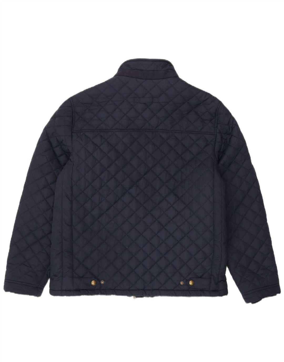 CREW CLOTHING Ανδρικό καπιτονέ μπουφάν UK 42 XL Navy Blue Polyester
