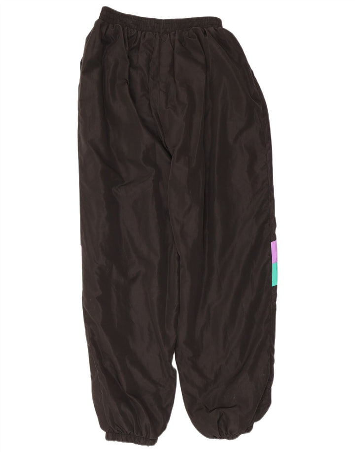 Vintage Ανδρική Loose Fit Full αθλητική φόρμα Small Black Colourblock Polyester
