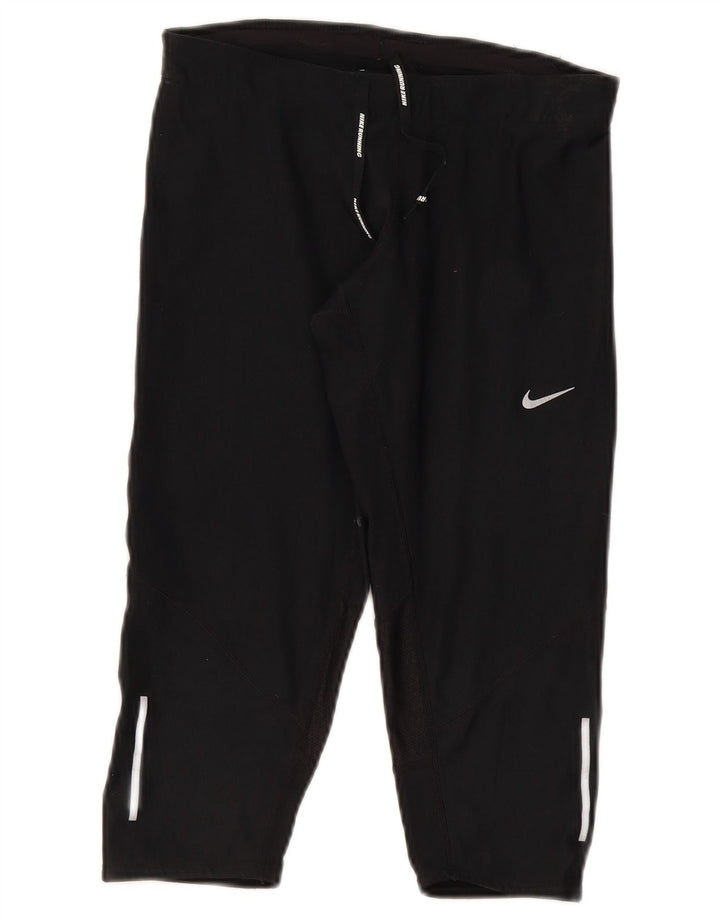 Γυναικεία κολάν Nike Dri Fit Capri UK 8 Small Black Polyester