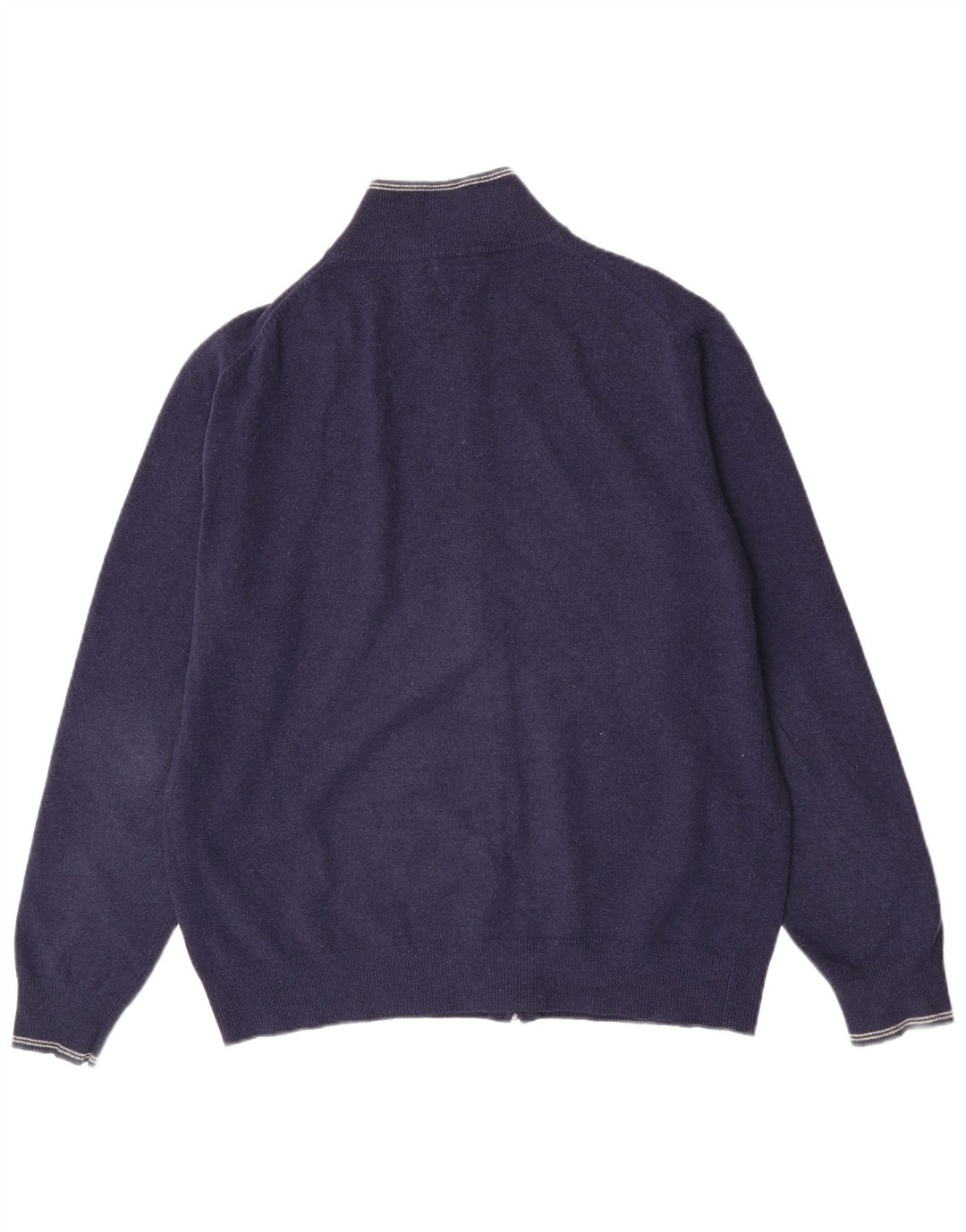 Ανδρικό πουλόβερ ζακέτα Kappa XL Navy Blue Virgin Wool