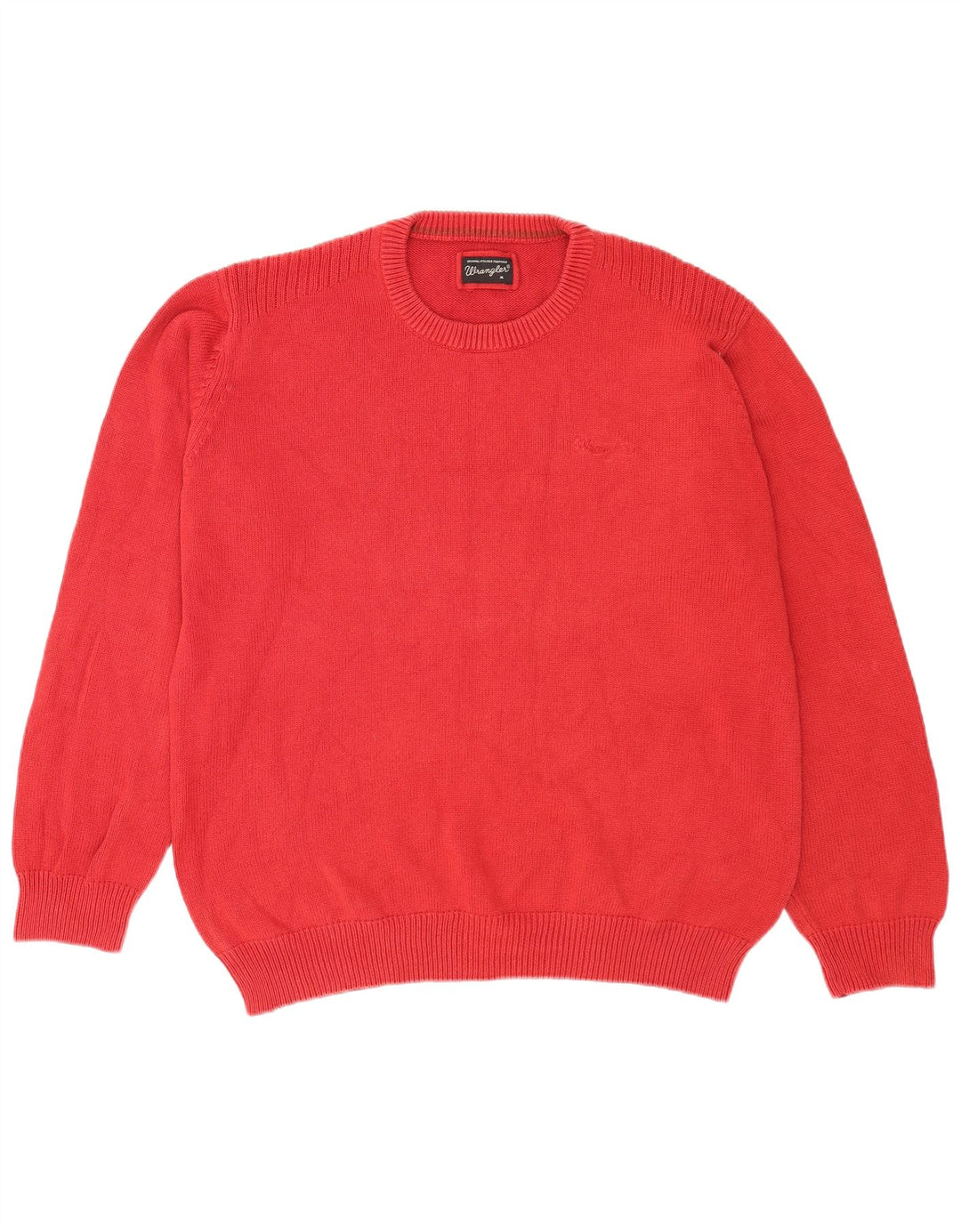 Ανδρικό πουλόβερ Wrangler Crew Neck Jumper XL Κόκκινο βαμβακερό