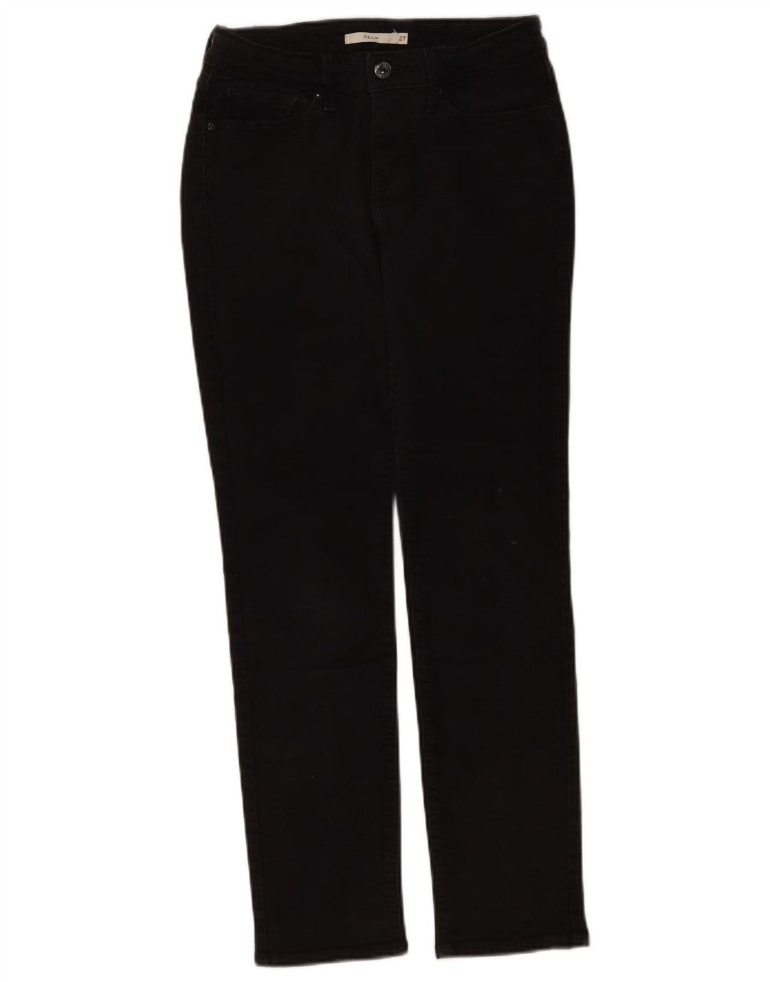 LEVI'S Γυναικείο 712 Slim Jeans W27 L28 Μαύρο
